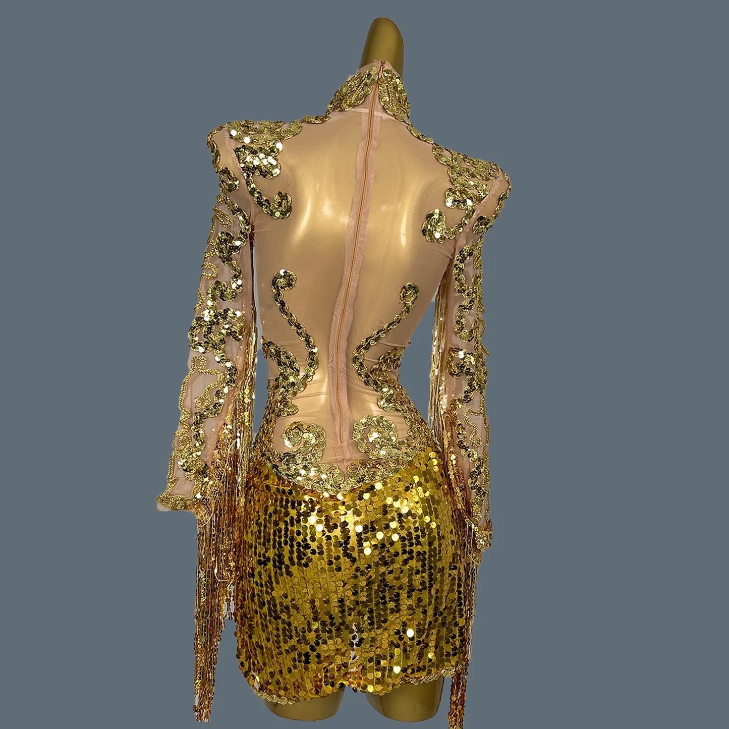 Sparkly Sequins Mini Dress Summer Women Sexy Embellished Sequins Bodycon Dresses Mirror Glitter Party Evening Dress Liaorao
