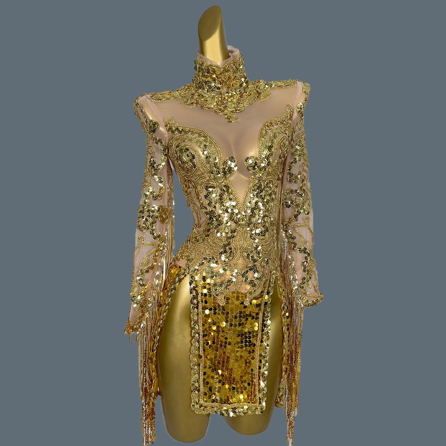 Sparkly Sequins Mini Dress Summer Women Sexy Embellished Sequins Bodycon Dresses Mirror Glitter Party Evening Dress Liaorao